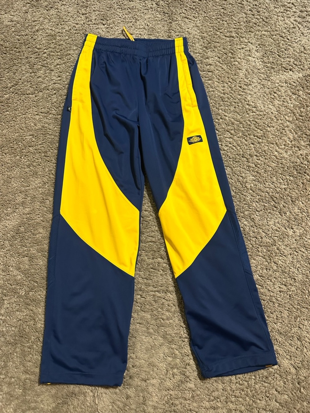 Vintage Nike air Jordan “yellow & blue” pants 2008 size medium